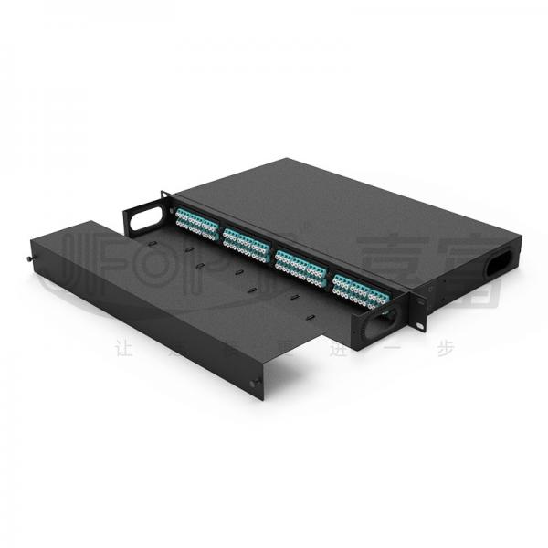 Quality 19 Inch 1U 96F MPO Fiber Patch Panel MPO / MTP Patch Panel for sale