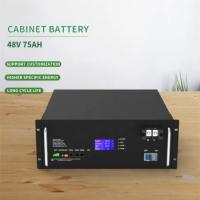 Quality 48V Rack Mount Lifepo4 Battery 3.6KWH Cabinet Lithium Ion Battery for sale