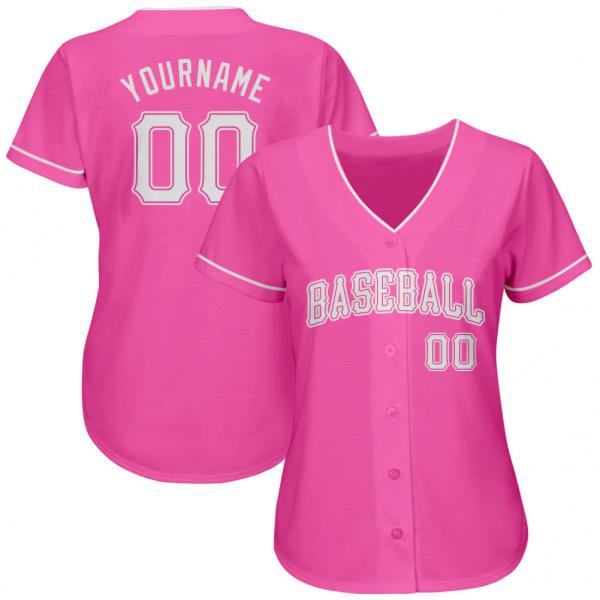 Quality OEM Women Baseball Shirts Jerseys Cotton Material Lightweight for sale