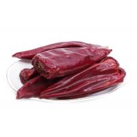 China Stemless Dried Long Red Chillies 3000SHU Red Chili Pods KOSHER for sale
