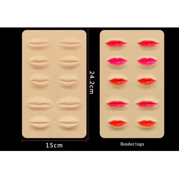Quality Rubber Practice Materials Tattoo Eyebrow carving Lips Silicone 3D Leather Blank for sale