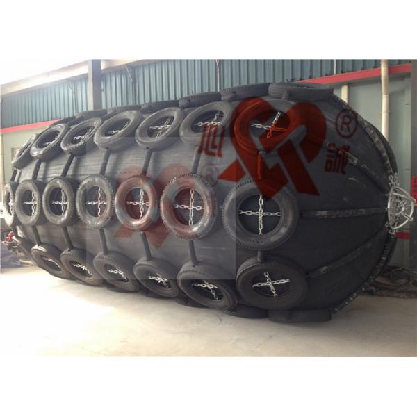 Quality 50type Pneumatic Rubber Dock Fenders With Tyres Annd Chain for sale
