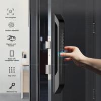 China Tuya Partition Smart Sliding Door Lock Fingerprint Card Password Smartphone Access factory