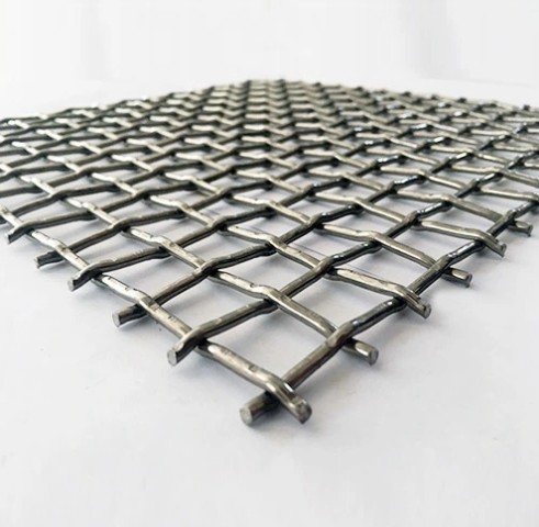 Quality Stainless Steel 14 Gauge Crimped Wire Mesh As Quarry Screen Infill Panel Filter Element for sale