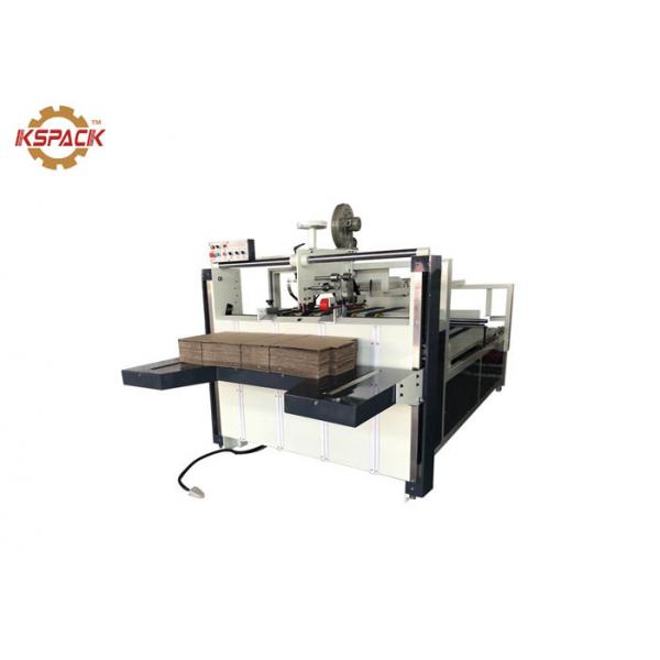Quality 2600mm Type Semi Automatic Carton Folding And Gluing Machine Speed 60m/Min for sale