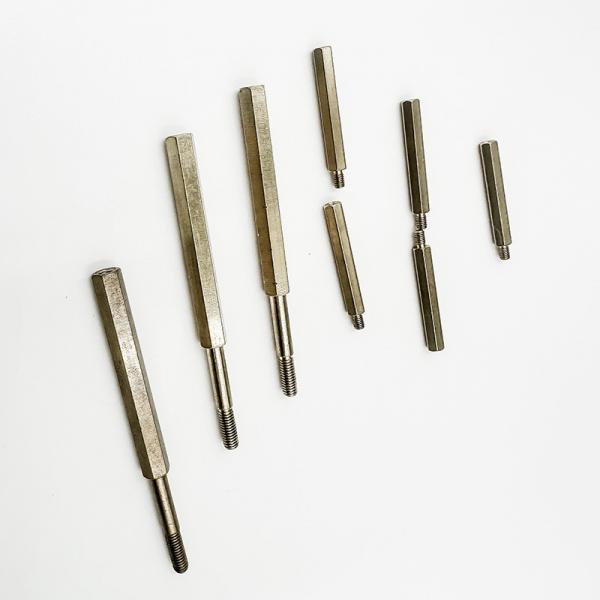 Quality CNC Brass Screws Parts  Male Female Thread Brass Motherboard Standoff Screw for sale