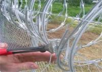 China Safety Fencing Anti Rust BTO 22 Razor Wire , Galvanized Concertina Barbed Wire factory