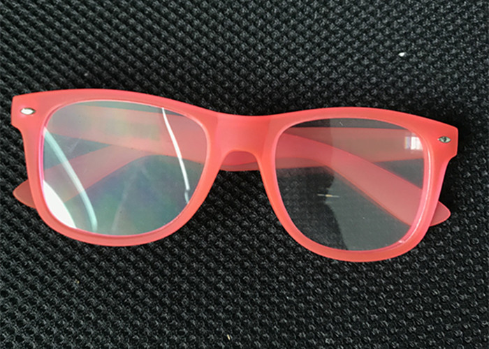 China  Style 3D Prism Rave Hard Plastic 3D Diffraction Glasses 13500 Light Gratings factory