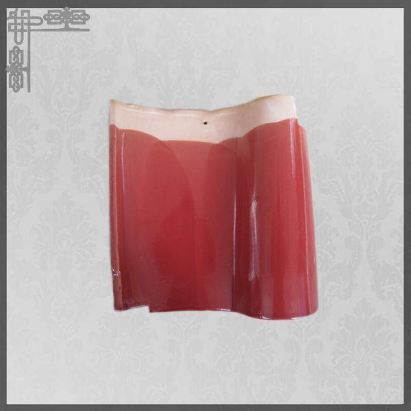 Quality Glossy Chinese Glazed Roof Tile European Spanish For House for sale