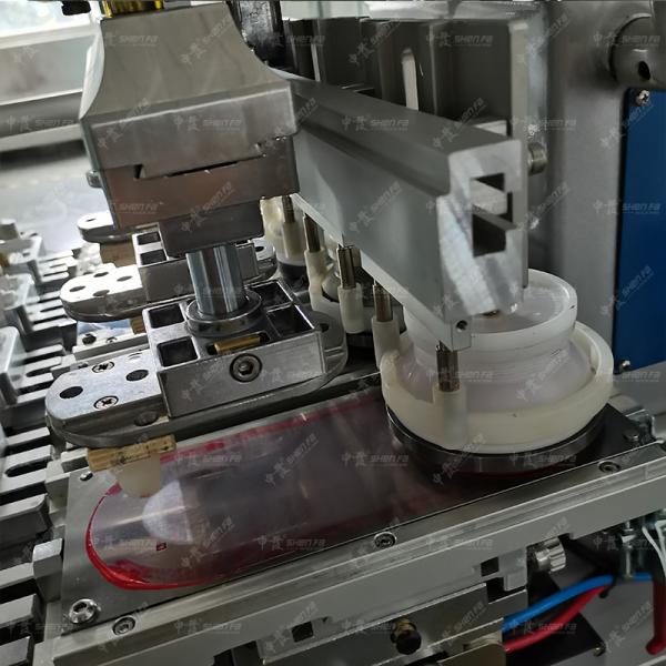 Quality Four Color Semi Automatic Pad Printing Machine For Medical Small Bottle for sale
