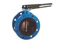 China Center Line 48 Inch Resilient Seat Butterfly Valve Flange Type Carbon Steel factory