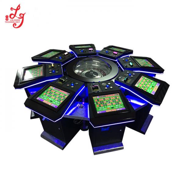 Quality Eight Players 40% Profits Electronic Roulette Machine With English Language for sale