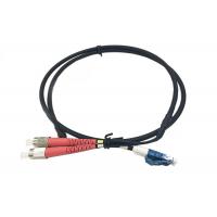 Quality 4.8mm Single Mode Duplex Fiber Optic Cable , LC UPC patch cord for sale
