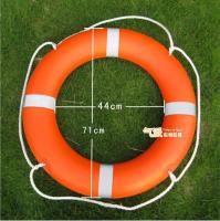 China Orange Plastic Life Buoy Inflatable Boat Accessories with SOLAS 1974/1996 factory