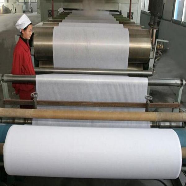 Quality 100% PVA Cold Water Soluble Non Woven Fabric For Embroidery Backing for sale