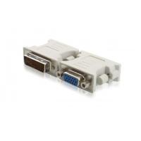 China White DVI (24+5) Male to VGA Female Adapter for monitor or projectors factory
