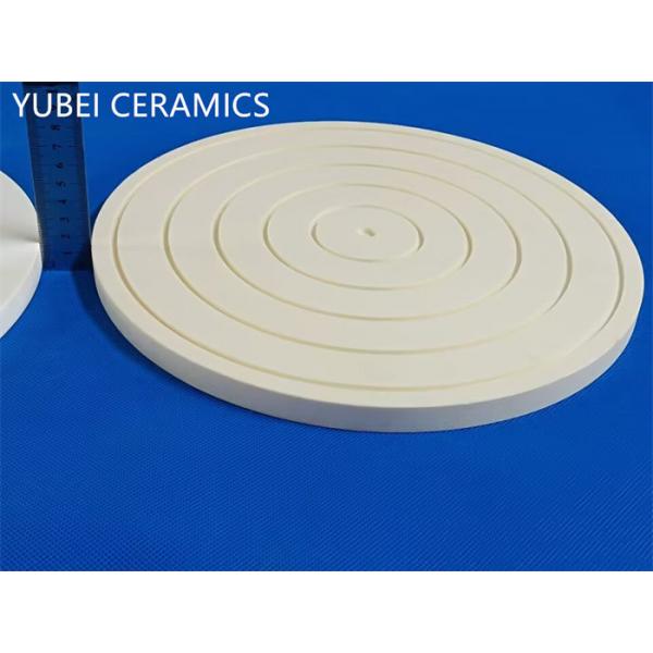 Quality Durable Mechanical Alumina Ceramic Plates , Ceramic Insulation Sheets With Grooves for sale