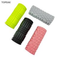 China 40cm EVA Yoga Roller Foam Hollow Core Foam Roller For Lower Back Pain Relief factory