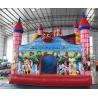 China 4×5 Meter Inflatable Dry Slide , Red Standard Monkey Inflatable Slide factory