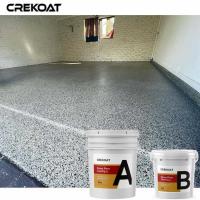 China Blend Chips Epoxy Flake Floor Coating For Garage Concrete Flooring factory