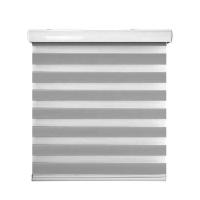 China Cordless Dual Layer Roller Shades Day And Night Zebra Roller Blinds Light Filtering factory