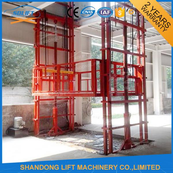 Quality Construction Material Handling Warehouse Elevator Lift 2 T Loading Capacity for sale