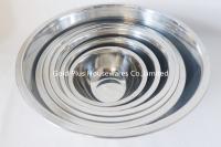 China FDA Stainless Steel Basin 14cm Serving Preservation Deep Mixing Bowl Natural Color factory