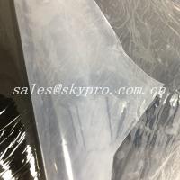 China Soft Transparent Clear Silicone Rubber Sheet Roll , FDA Die Cut Silicone Roll factory