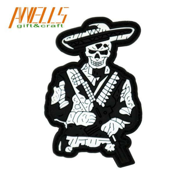 Quality Flexible Soft Rubber Morale Patches Custom Design Extremely Durable for sale