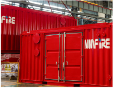 Quality 3D Design Skid Mounted Fire Pump For Outdoor Containerised Fire Fighting for sale
