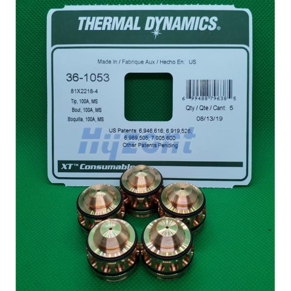 Quality CE Thermal Dynamics 100A 36-1053  plasma torch tips for sale