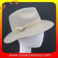 China 2254 Sun Accessory customized  winter wool felt  fedora hats men  ,Shopping online hats and caps wholesaling factory