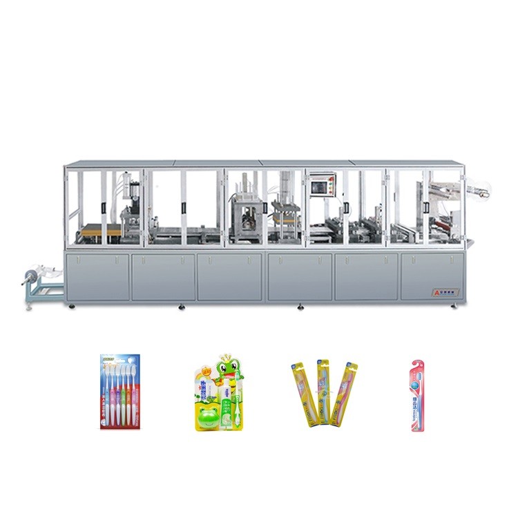 China Thermal Blister Manual Paper Card Packaging Machine For Toothbrush Lipstick factory