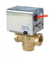 China Fan Coil Unit Motorized Zone Valve Water Brass With 1.6MPa Low Pressure factory