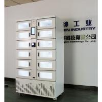 China QR Coin Bill Parcel Refrigerated Lockers 24 Hours For Grocery Delivery factory