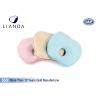 China Blue Anti Rollove Baby Memory Foam Pillow Extra Soft Baby Plush Fabric factory