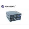 China USB Fiber Optic Kvm Extender ESD Protection High Resolution 1920 X1080 Over 20KM Singnal Up factory