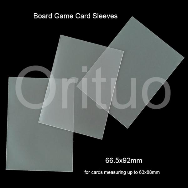 Quality Clear Double Matte Sleeves Cards Non Glare PVC Free Cpp Deck Protector Sleeves for sale