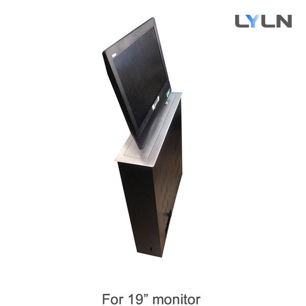 Quality 19 Inch Motorized Monitor Lift , Pop Up Monitor Lift For Incorporting for sale
