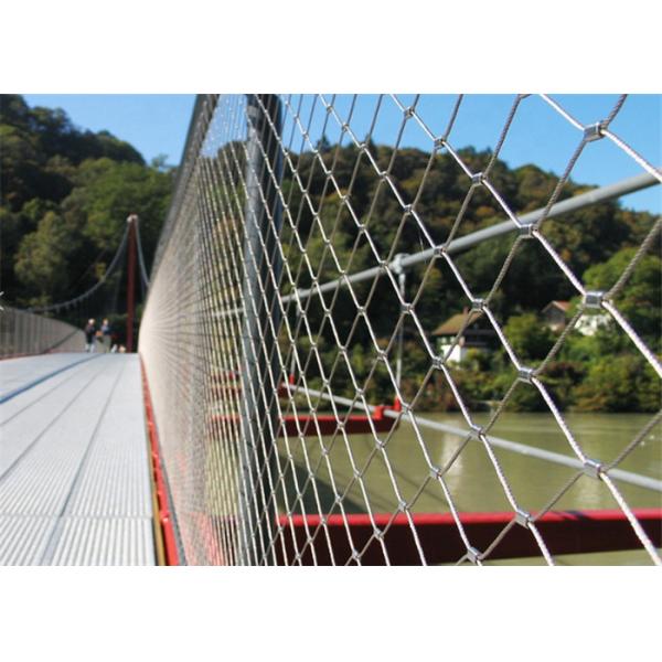 Quality Safe Stainless Steel Wire Rope Cable Mesh Building Wall with 38*38mm Diamond for sale