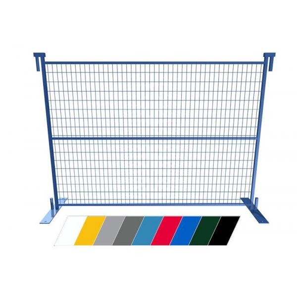 Quality Pvc Coated Welded Wire Mesh 4ft High Temporary Construction Fence Panel For Canada for sale