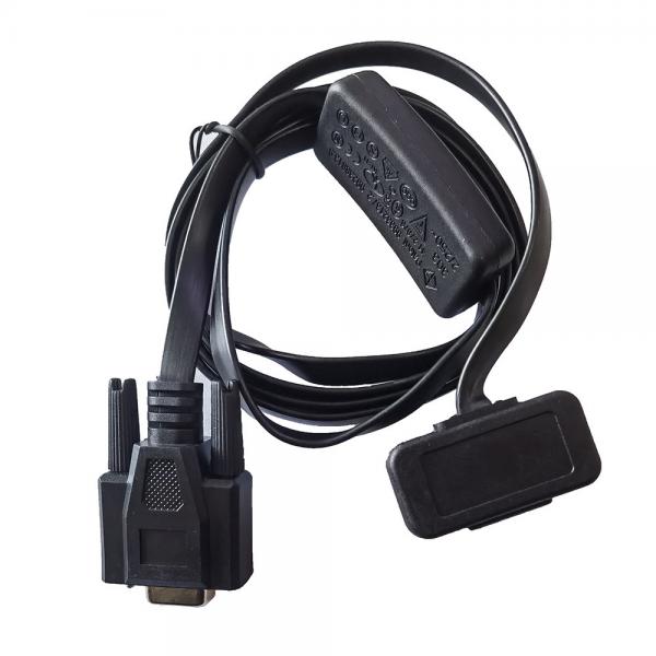 Quality Car Diagnostic OBD2 Extension Cable Male To 9 Pin Female Adapter Black Color for sale