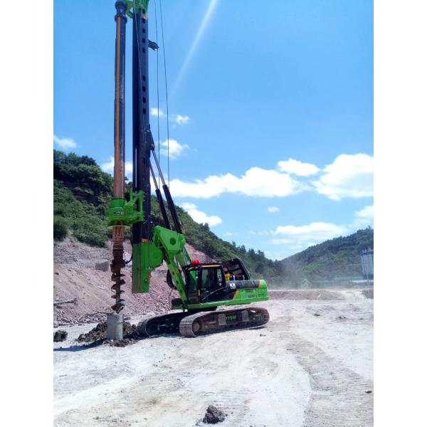 Quality Tysim Kr220c 220 kN.m Torque Hydraulic Piling Rig Machine for 2m Dia 68m Depth Borehole Drilling for sale