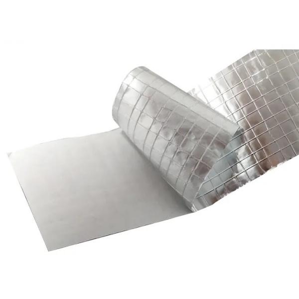 Quality 2 Way HVAC Reinforced Scrim Aluminum Foil Tape FS Rubber Resin Adhesive for sale
