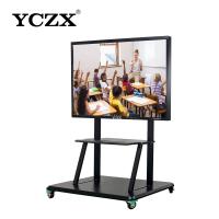 Quality Anti Glare 4K UHD IR Interactive Whiteboard 55 Inch With Aluminum Frame for sale