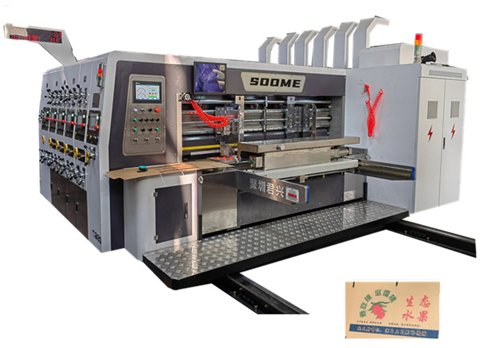 China Flexo Printer Slotter Die Cutter with High Speed and Precision With Free Plate Die-cutting factory