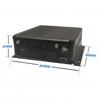 China 1080P 4ch 8ch Mobile Car Black Box Video Recorder For Truck Bus 4G WIFI GPS Supported factory