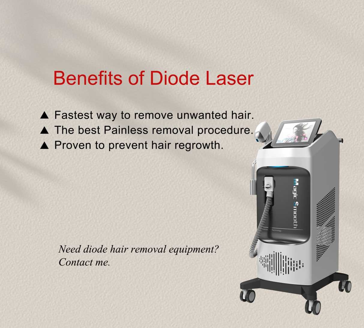 China 2 Years Warranty Diode Laser Machine 1-10Hz Frequency with Field Maintenance And Repair Service factory