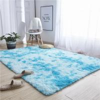 China Modern Mixed Islamic Color Polyester Shaggy Bedroom Home Decorative Rug for Commercial factory