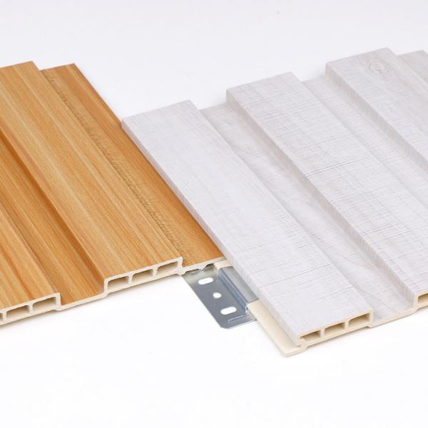 Quality OEM ODM Eco Friendly WPC Wood Panel Fluted Moisture Resistant for sale
